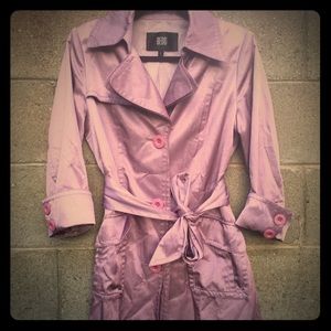 Bedo Femme Trench Coat Iridescent Violet